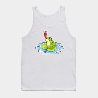 Frog on Leaf with Insect Tank Top